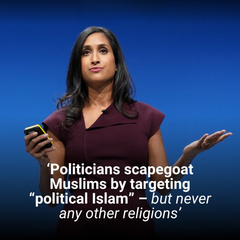 Politicians scapegoat Muslims by targeting ‘political Islam’ – but never any other religions
