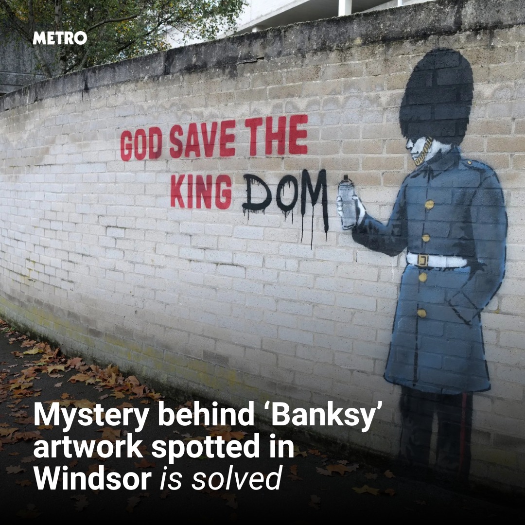 Mystery behind ‘Banksy’ artwork spotted in Windsor is solved