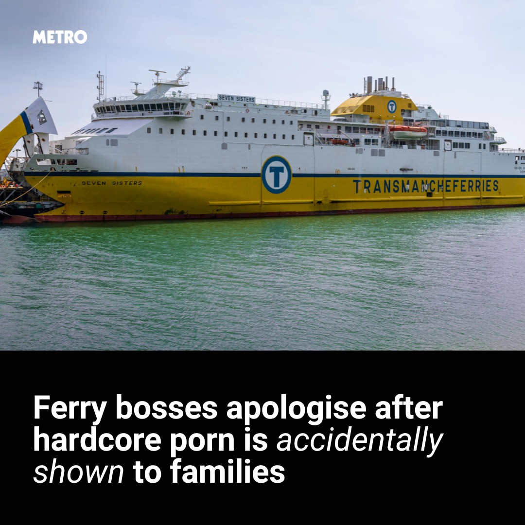 Ferry bosses apologise after hardcore porn accidentally shown to families
