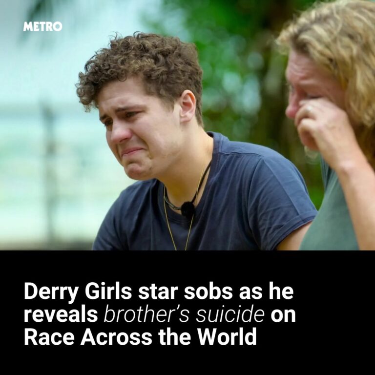 Derry Girls star sobs as he reveals brother’s suicide on Race Across the World