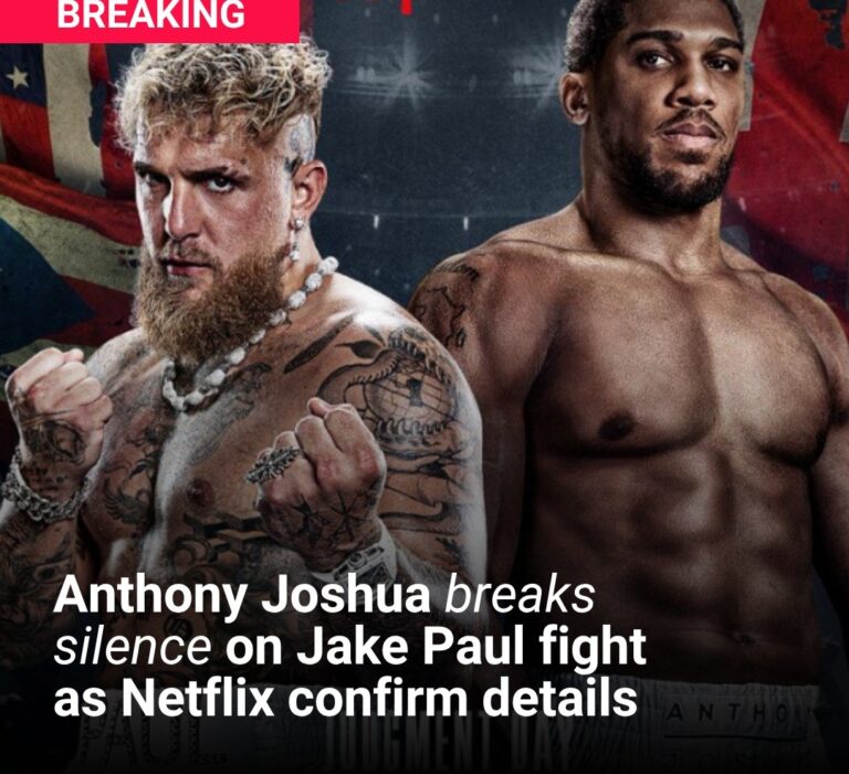 Anthony Joshua breaks silence on Jake Paul fight as Netflix confirm details