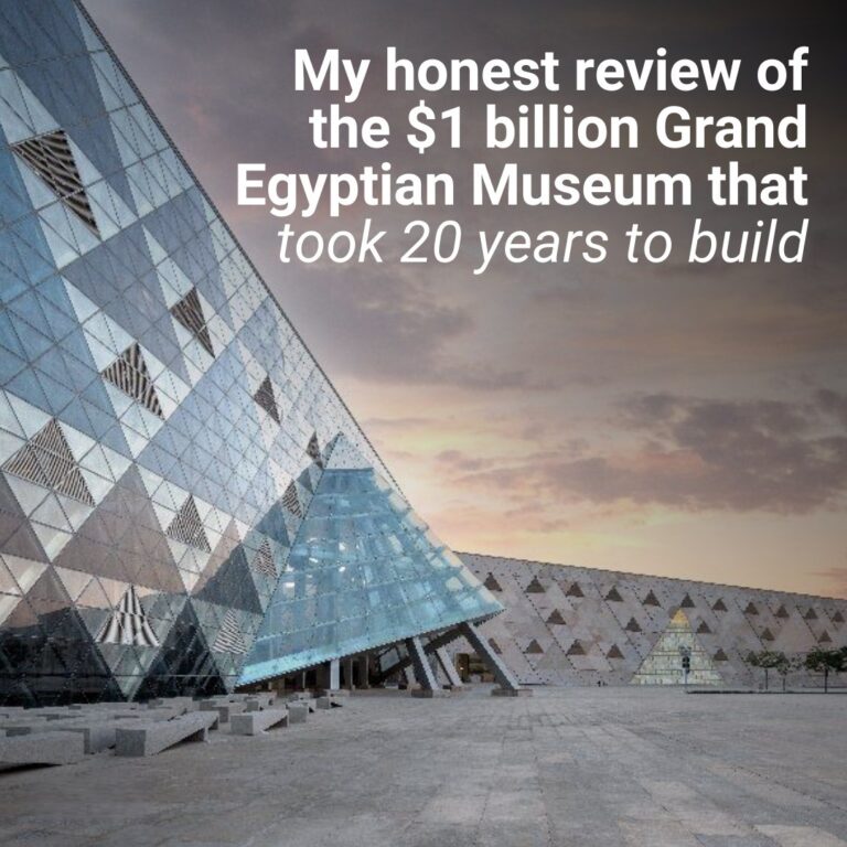 My honest review of the $1,000,000,000 Grand Egyptian Museum that took 20 years to build