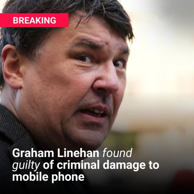 Father Ted co-creator Graham Linehan found guilty of criminal damage to mobile phone