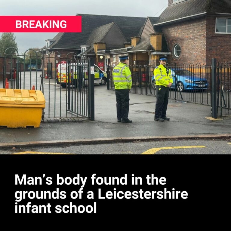 Man’s body found in grounds of an infant school in Barwell, Leicestershire