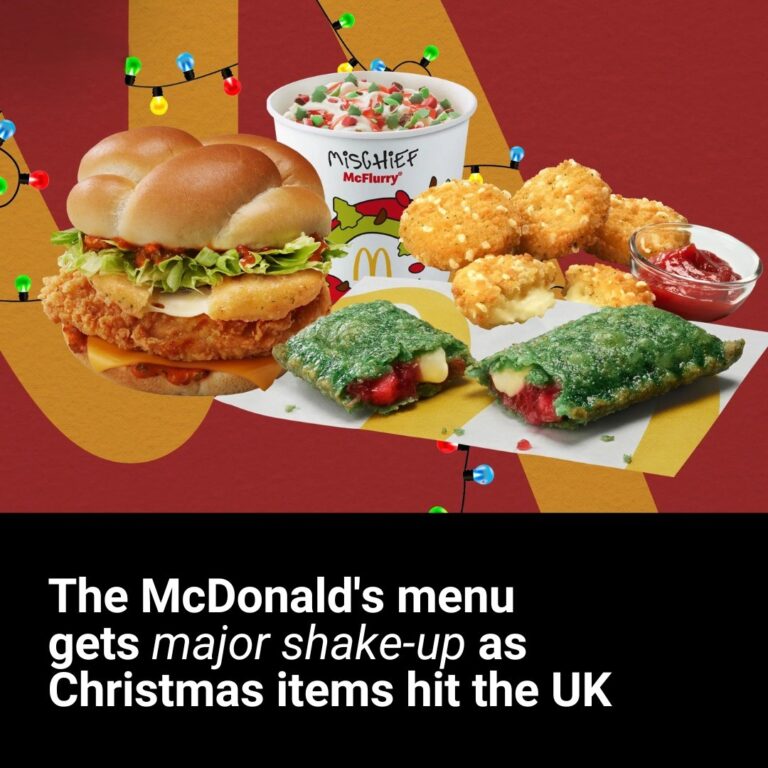 McDonald’s menu gets major shake-up as limited-edition Christmas items hit the UK