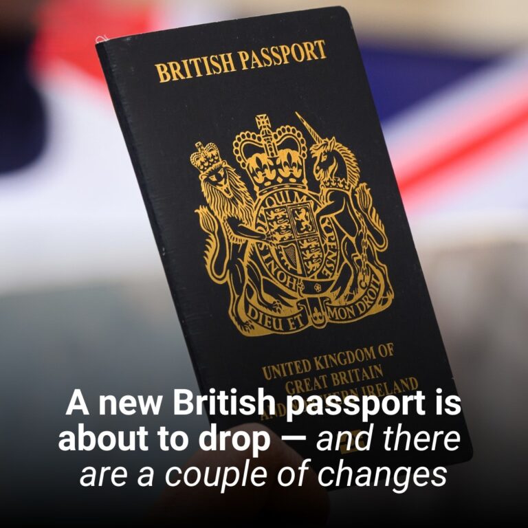 A new UK passport is about to drop — and there’s one major change