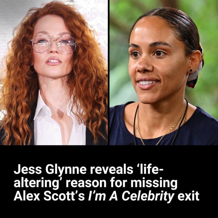 Jess Glynne reveals ‘life-altering’ reason for missing Alex Scott’s I’m A Celebrity exit