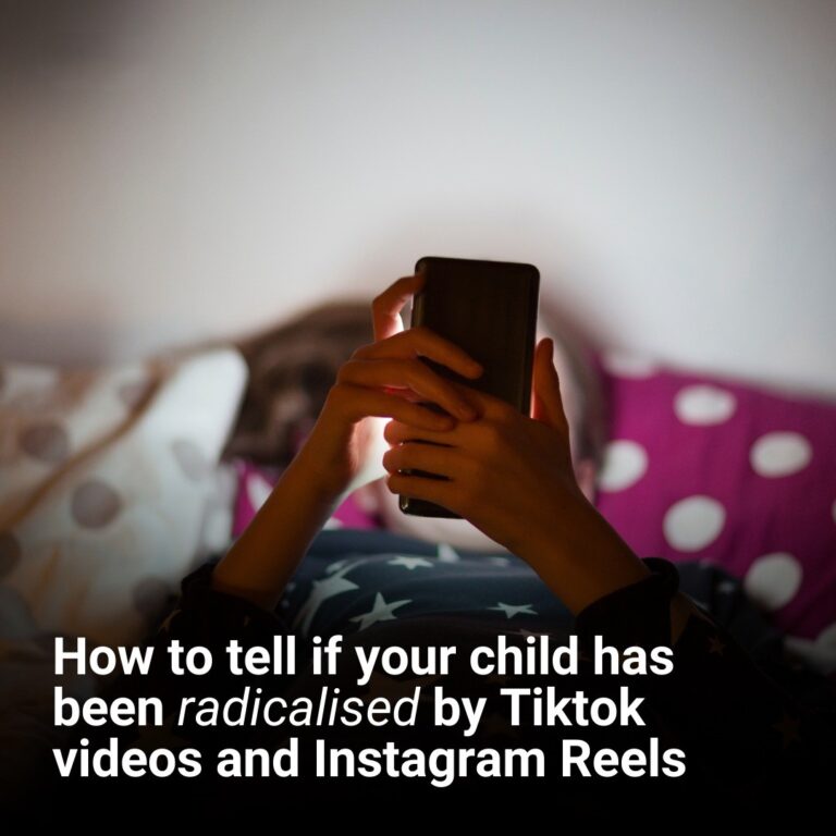 How to tell if your child has been radicalised by Tiktok videos and Instagram Reels