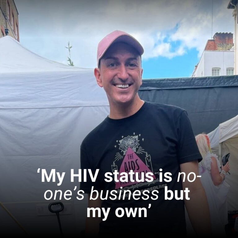 My HIV status is no-one’s business but my own