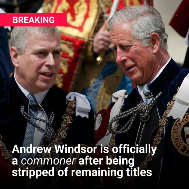 Andrew Windsor is officially a commoner after being stripped of remaining titles