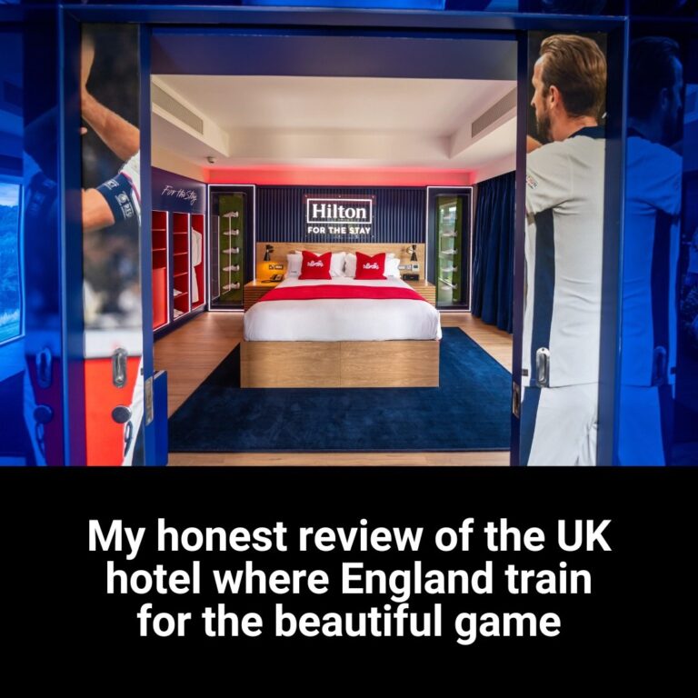 My honest review of the UK hotel where England train for the beautiful game