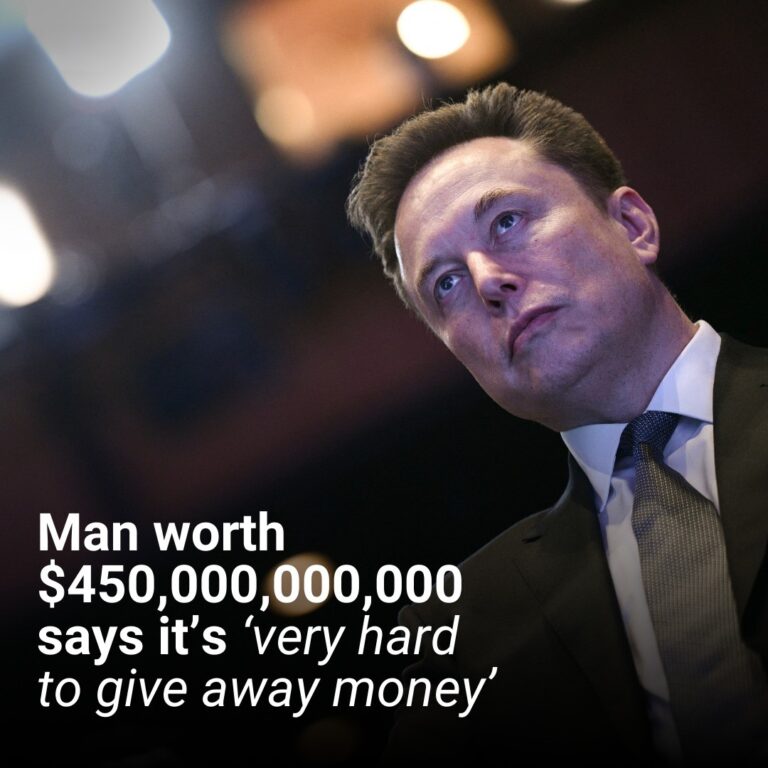 Billionaire Elon Musk says ‘very hard to give away money’ after charity criticism