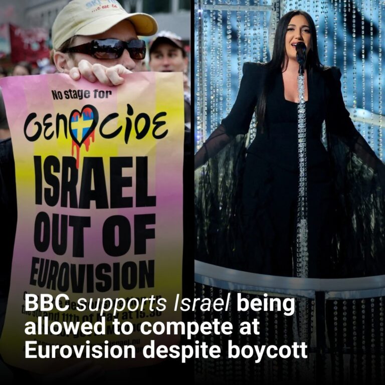 BBC supports Israel being allowed to compete at Eurovision despite boycott