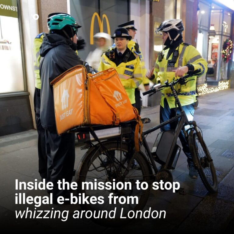 Inside the mission to stop illegal e-bikes from whizzing around London
