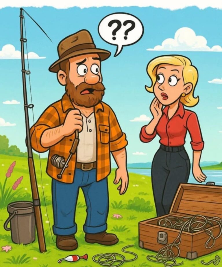 A man calls his wife