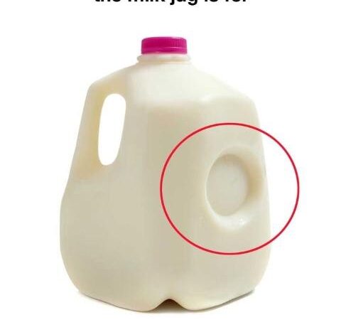 The Hidden Genius of Milk Jug Design: Exploring the Purpose of the Circular Dent