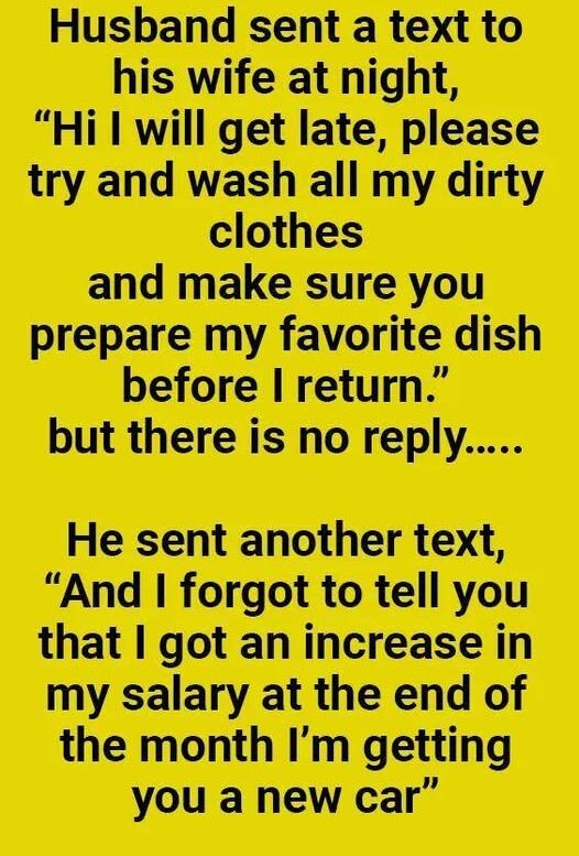 Husband – Joke of the Day!