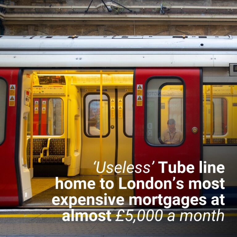 The ‘useless’ Tube line home to London’s most expensive mortgages