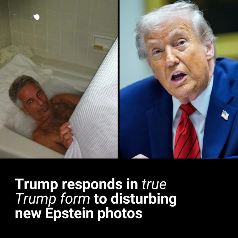 Trump responds in true Trump form to disturbing new Epstein photos