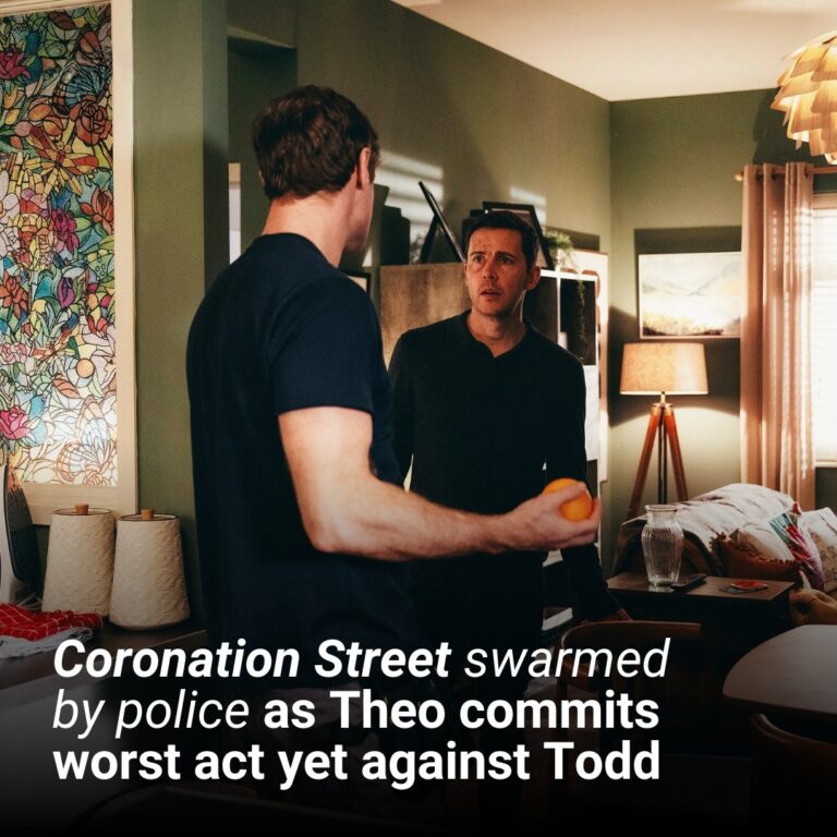 Coronation Street swarmed by police as Theo commits worst act yet against Todd