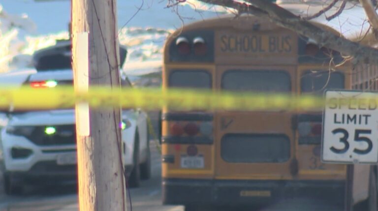 Kindergartner hit, by school bus in front of brother, officials say…See more