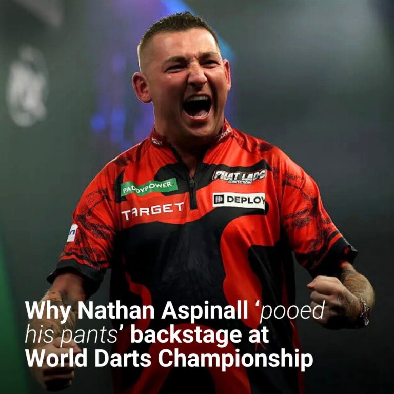 Why Nathan Aspinall ‘pooed his pants’ backstage at World Darts Championship
