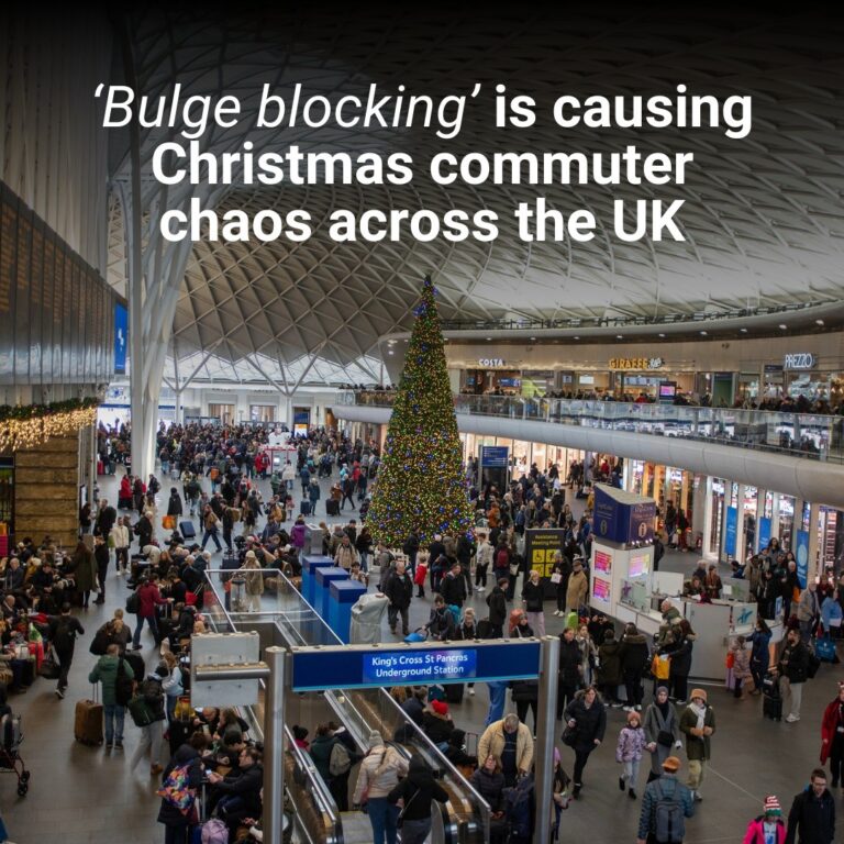 Bulge blocking’ is wreaking havoc for Christmas commuters across the UK
