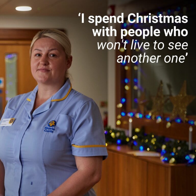 I spend Christmas with people who won’t live to see another one