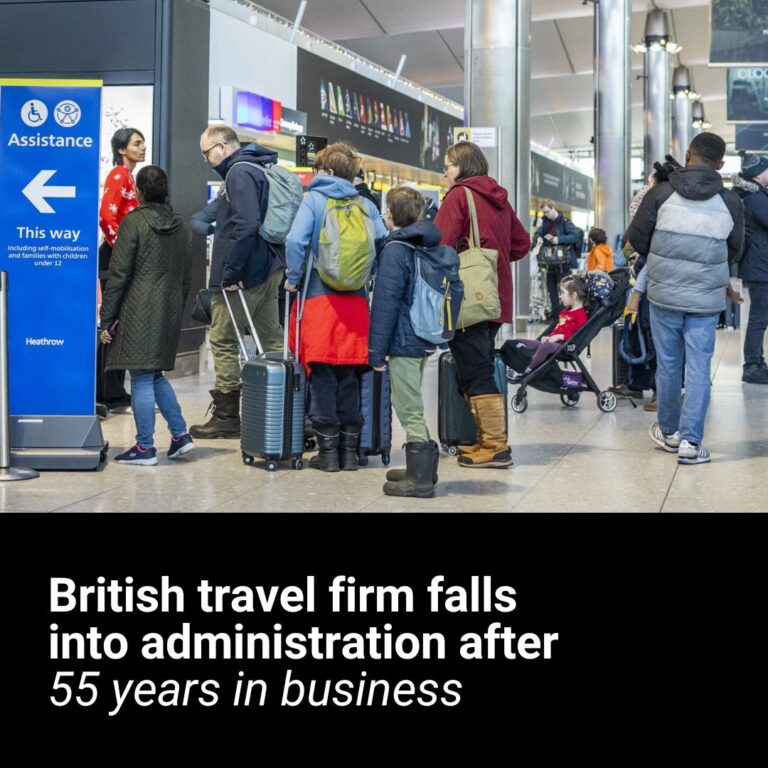 UK holiday company Ickenham Travel Group goes bust after 55 years