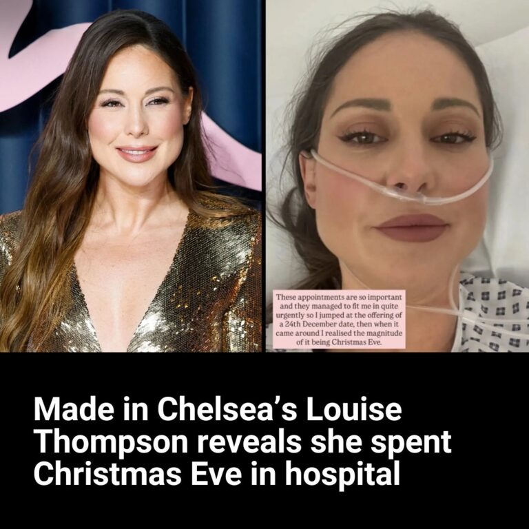 Made in Chelsea’s Louise Thompson reveals she spent Christmas Eve in hospital