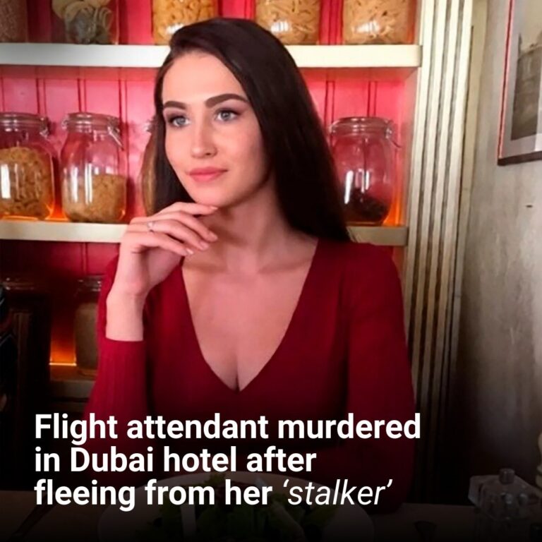 Flight attendant murdered in Dubai hotel after fleeing from her ‘stalker’