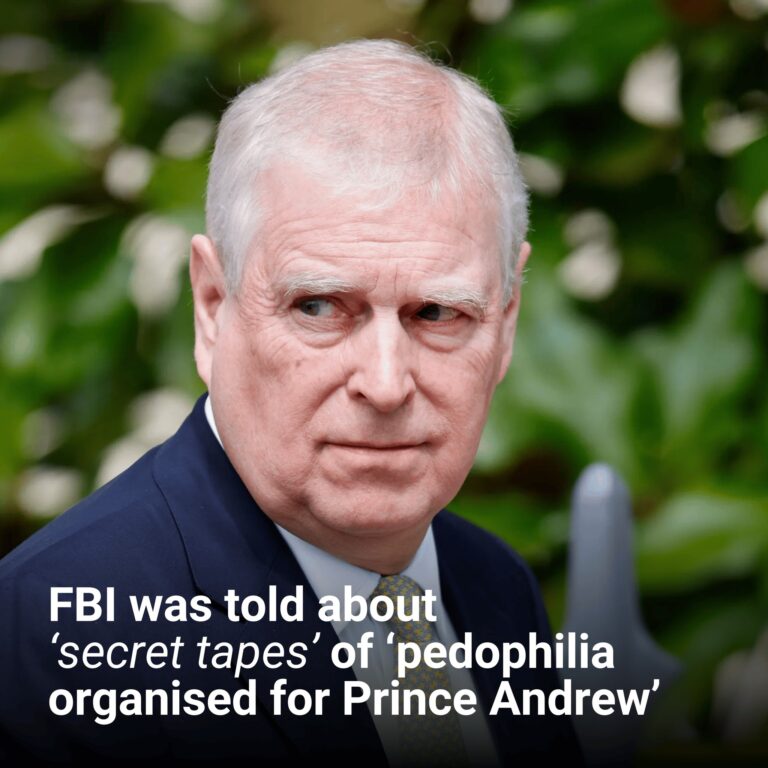 FBI was told about ‘secret tapes’ of ‘pedophilia organised for Prince Andrew’