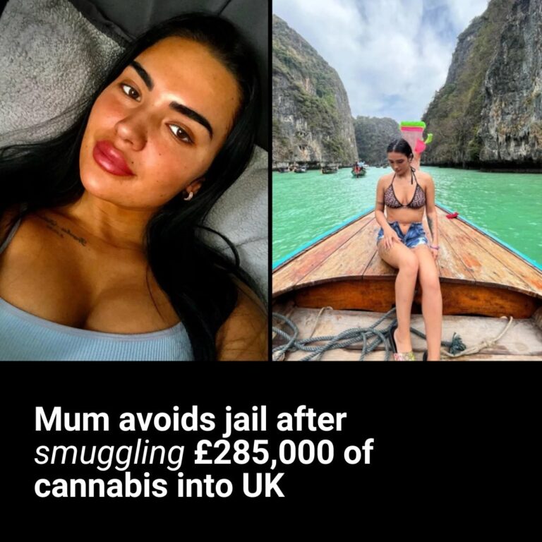 Mum avoids jail after smuggling £285,000 of cannabis into UK