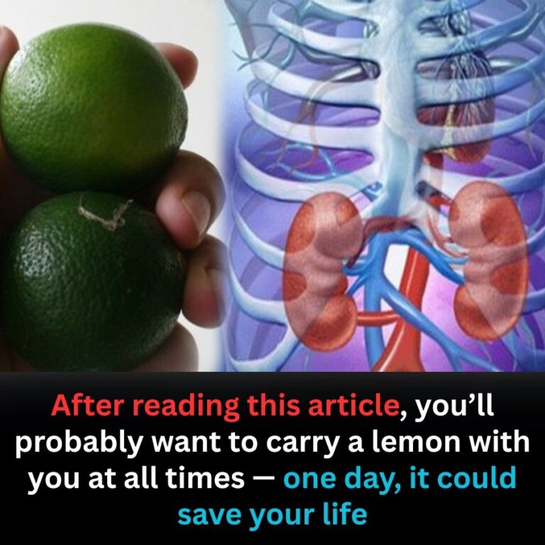 Why Carrying a Lemon Could Be a Smart, Life-Saving Habit 