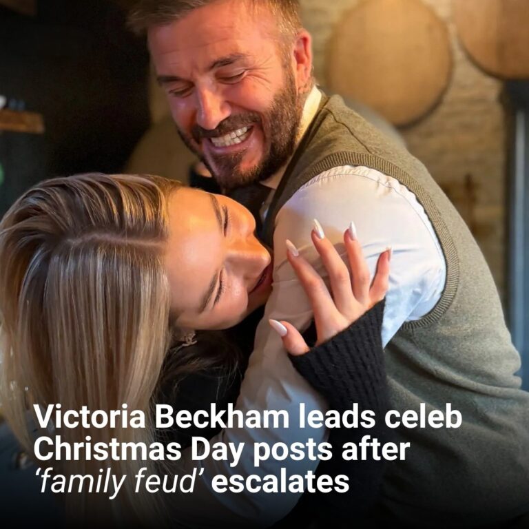 Victoria Beckham leads celeb Christmas Day posts after ‘family feud’ escalates