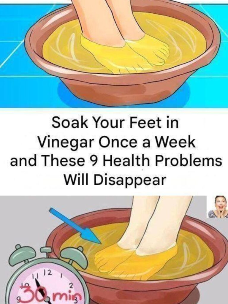  Soak Your Feet in Vinegar Once a Week and Watch These 9 Health Problems Disappear