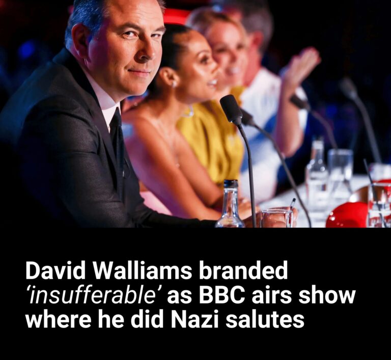 David Walliams branded ‘insufferable’ after BBC airs show where he did Nazi salutes