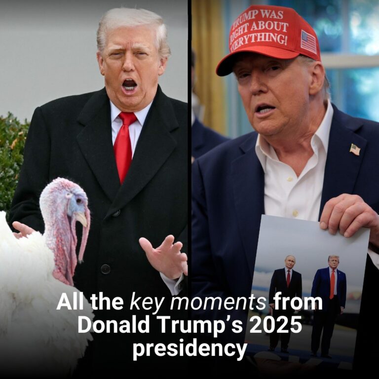 Every key moment from Donald Trump’s 2025 presidency