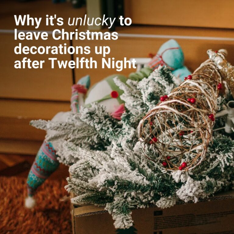 Why it’s considered unlucky to leave Christmas decorations up after Twelfth Night