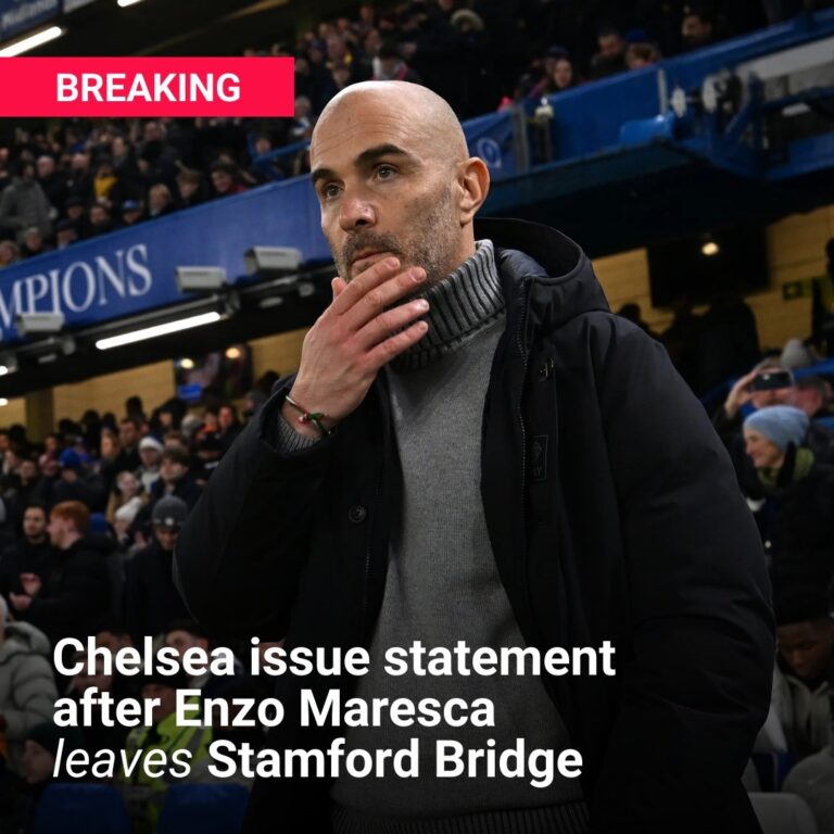Chelsea issue statement as Enzo Maresca leaves Stamford Bridge