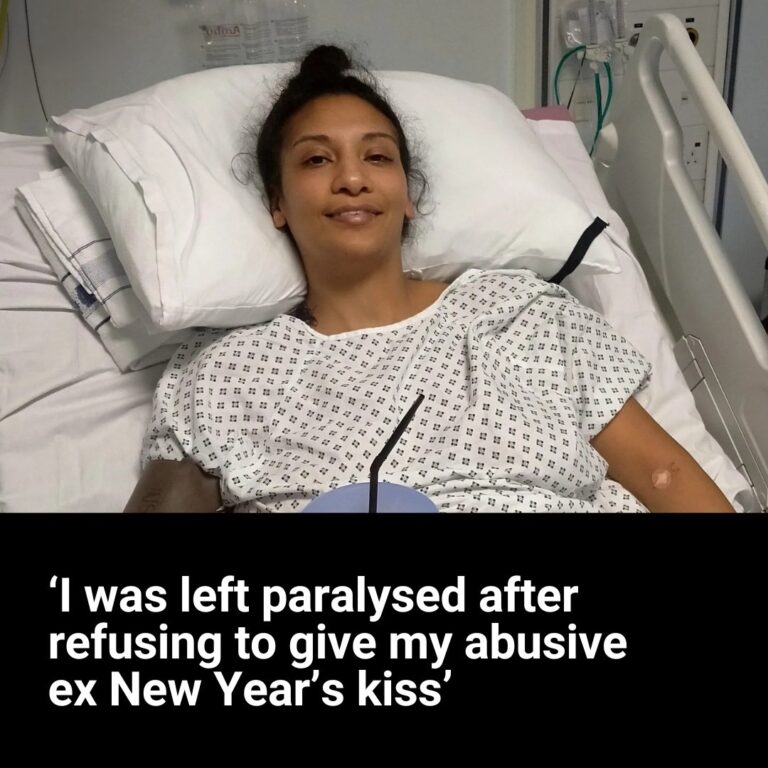 ‘I was left paralysed after refusing to give my abusive ex New Year’s kiss’