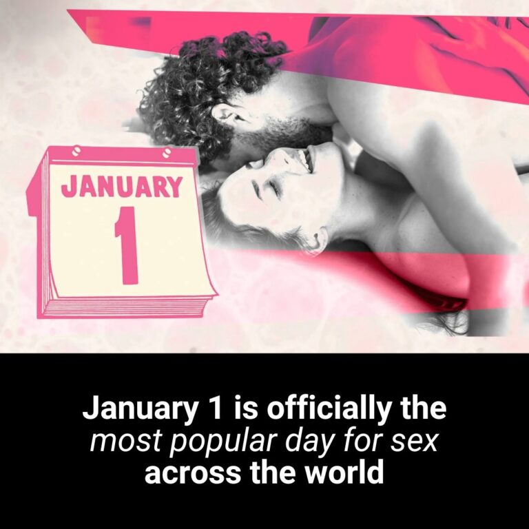 Feeling horny? January 1 is officially the most popular day for sex across the world