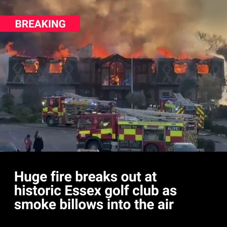 Historic golf club destroyed in fire that swept through entire building