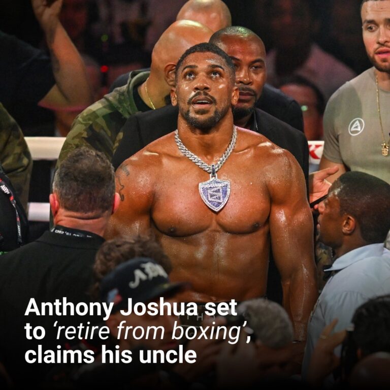 Anthony Joshua to ‘retire from boxing’ after car crash that killed friends, claims uncle