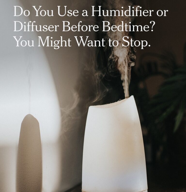 Do You Use a Humidifier or Diffuser Before Bedtime? You Might Want to Stop.