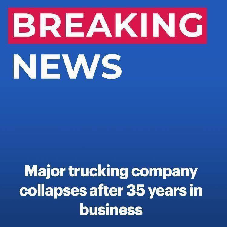Major trucking company collapses after 35 years in business leaving furious customers in limbo: ‘This is a disaster’