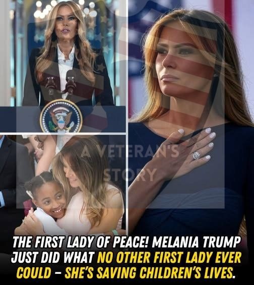 Melania Trump reveals an important humanitarian project before an international audience