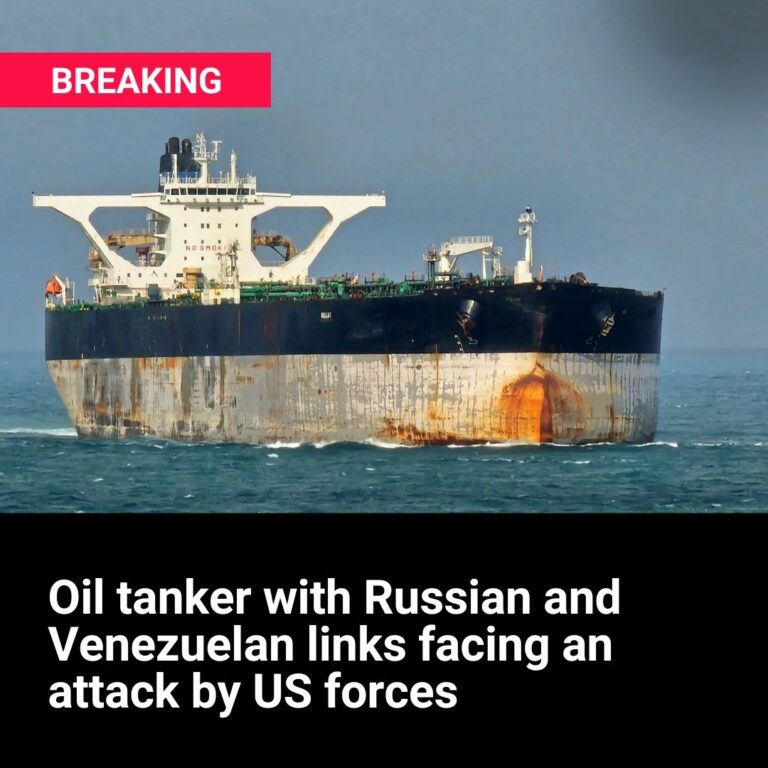 US forces dramatically seize Russian-flagged oil tanker in the Atlantic