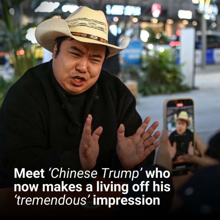 Chinese impersonator is making a killing off his impression of Trump