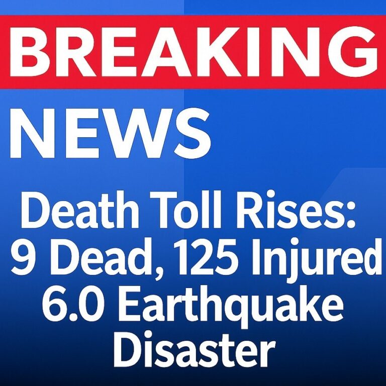 6.0 Magnitude Earthquake Shakes Region